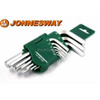 Dlhé kľúče IMBUS 9 ks 1,5- 10 mm JONNESWAY
